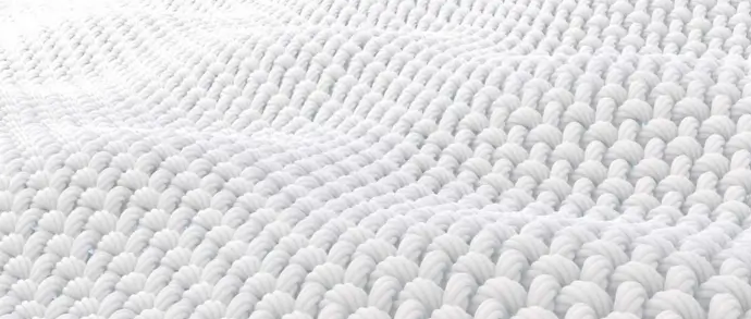 white ripstop nylon fabric